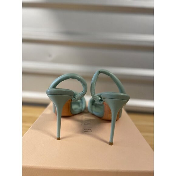 Alexander Birman Aysha Padded Leather Sandals Pistachio Womens Size 38 - Picture 8 of 12